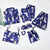 Royal Blue Satin Pajama Set
