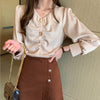 Satin Beige Blouse