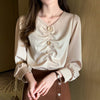 Satin Beige Blouse