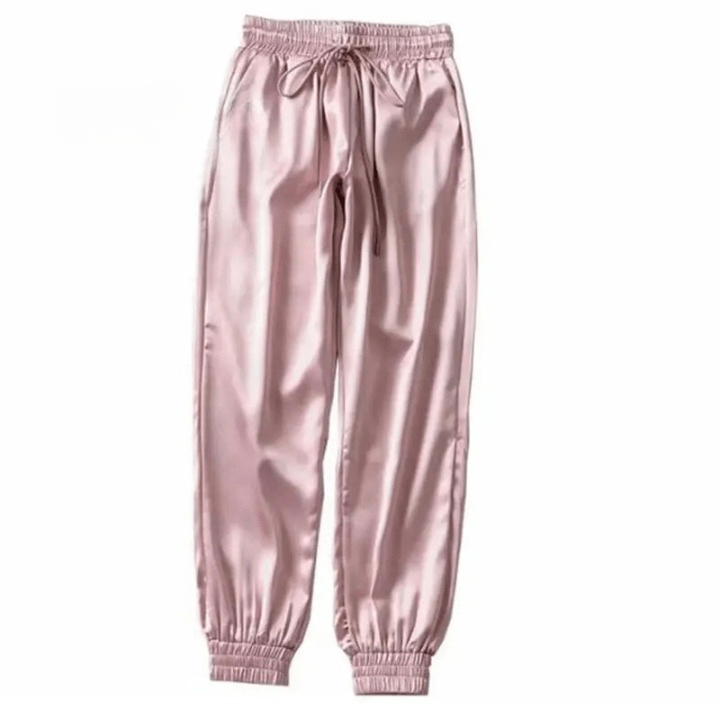 Satin Cargo Pants for Women