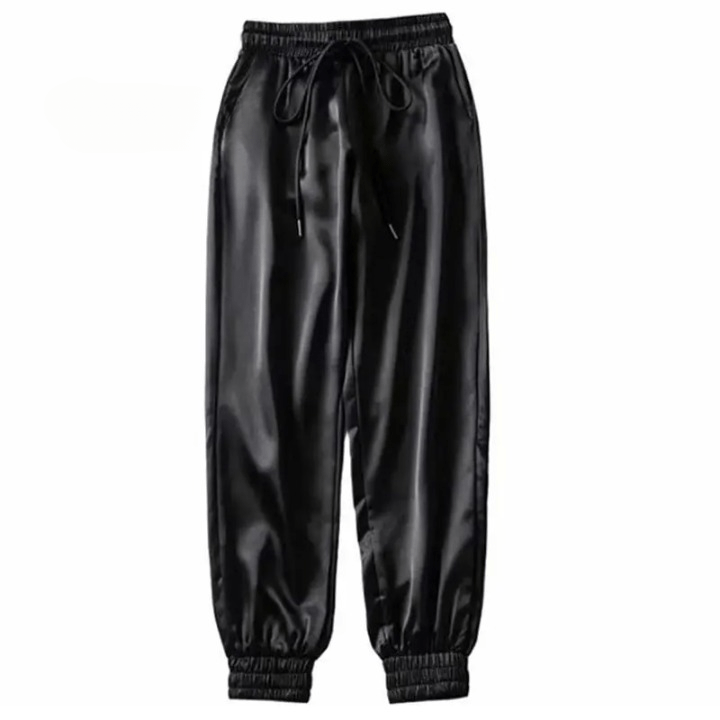 Satin Cargo Pants for Women
