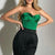 Satin Corset Crop Top