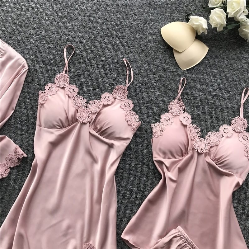 Satin Pajama Set for Women