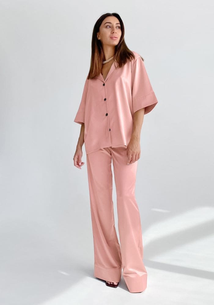 Satin Pajama Set Pants