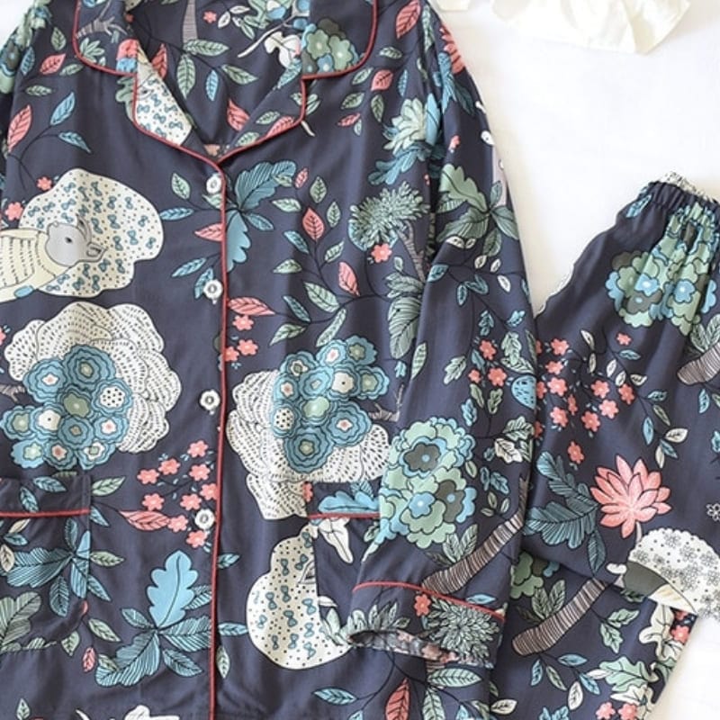 Satin Pajama Set Women