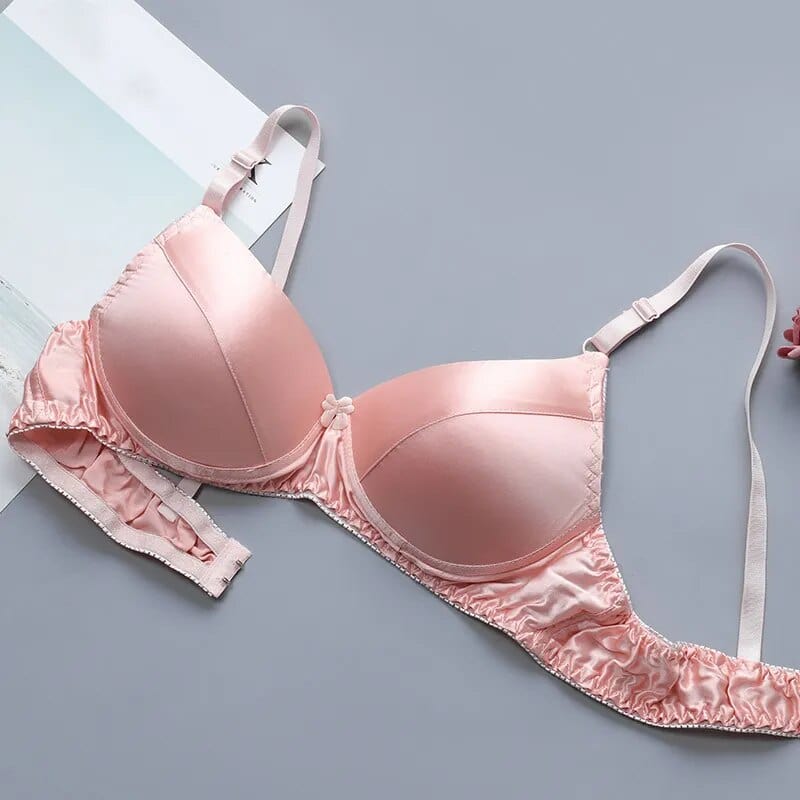 Satin Push Up Bra
