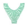 Satin Ruffle Thong