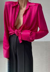 Satin Shirt Pink