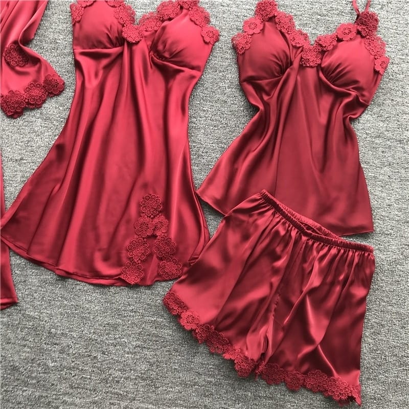 Satin Sleepwear Pajama Set