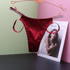 Satin Thong Underwear