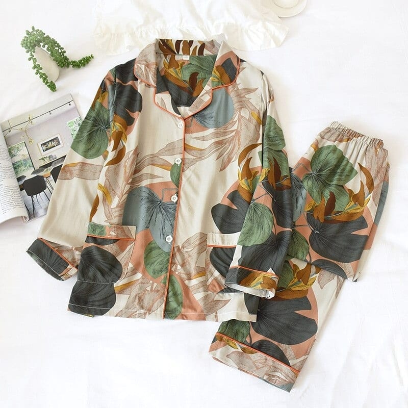 Satin Women's Pajamas Set