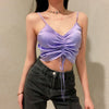 Spaghetti Strap Satin Top