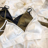 Satin Triangle Bra