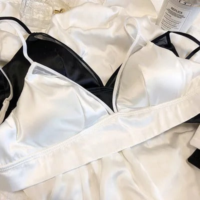 Satin Triangle Bra