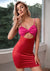 Two Tone Satin Dress