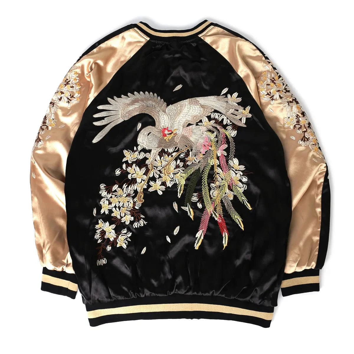 Women's Satin Baseball Jacket