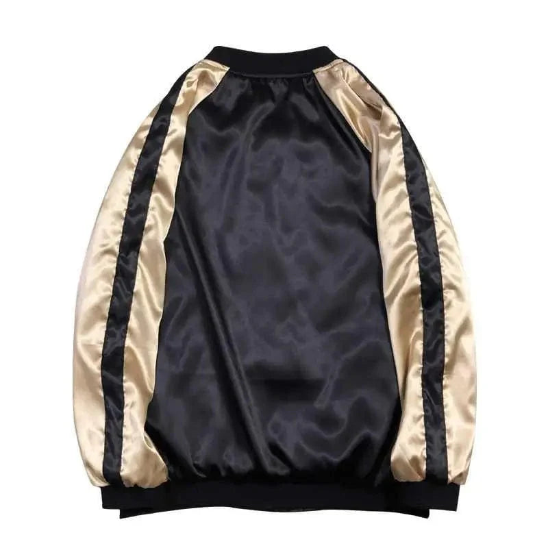 Women's Satin Baseball Jacket