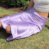 Women's Satin Midi Skirt