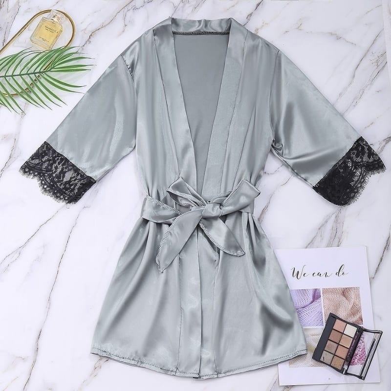 Women's Satin Short Pajama Set
